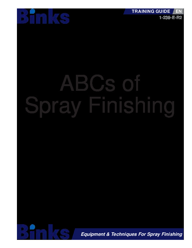 ABC's of Spray Finishing