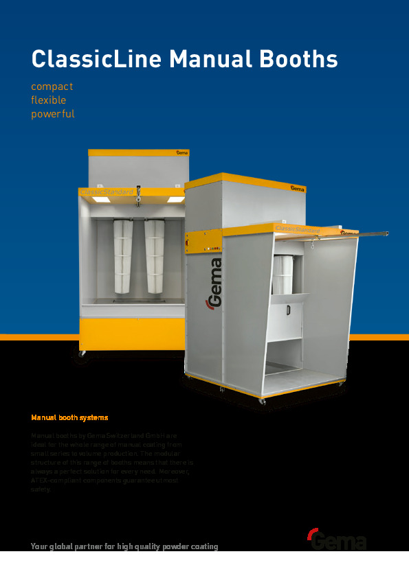 Gema ClassicLine Manual Booth