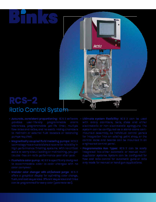 Ransburg RCS-2 Ratio Control System