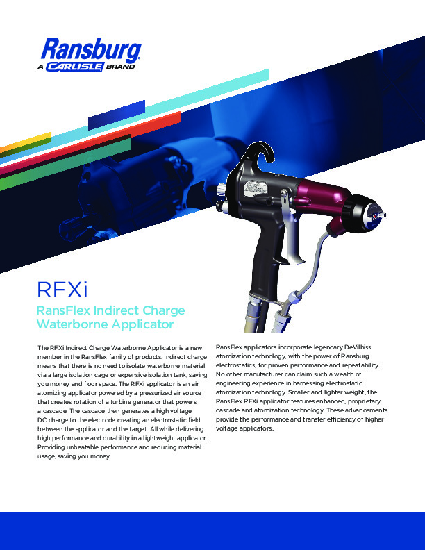 Ransflex RXi Indirect Charge Waterborne Applicator