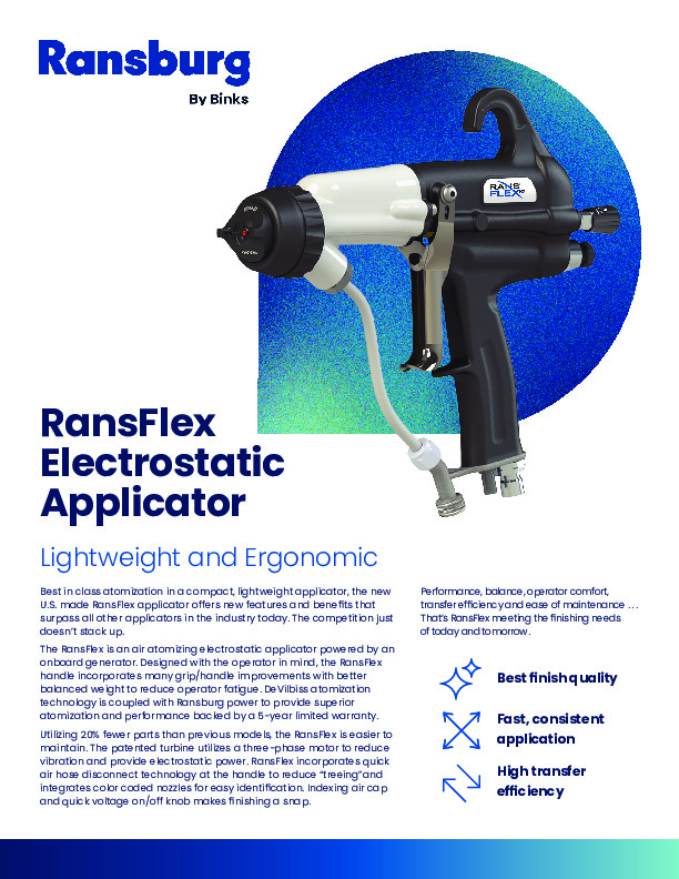 RansFlex Electrostatic Handgun Lightweight and Ergonomic