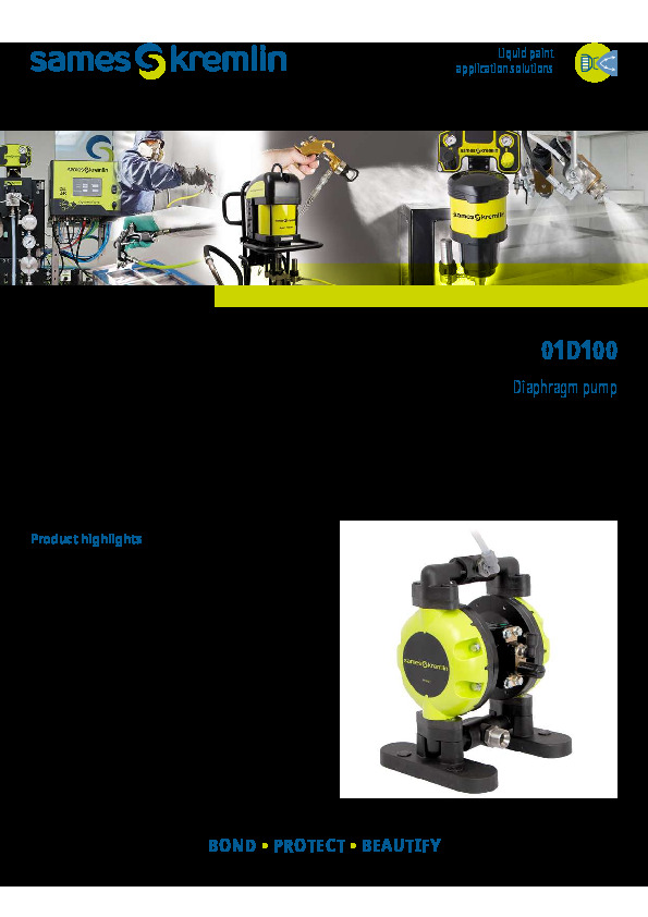 01D100 Diaphragm pump