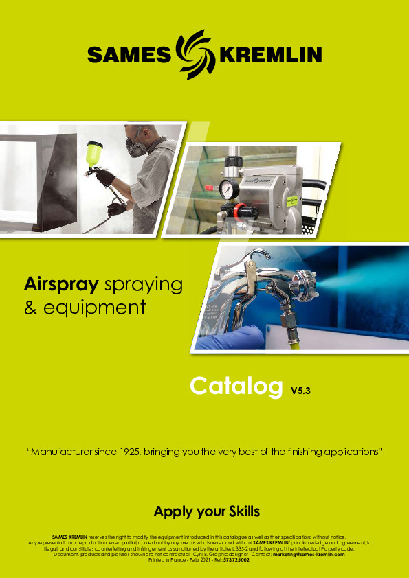 Airspray spraying  & equipment Catalogue V5.3