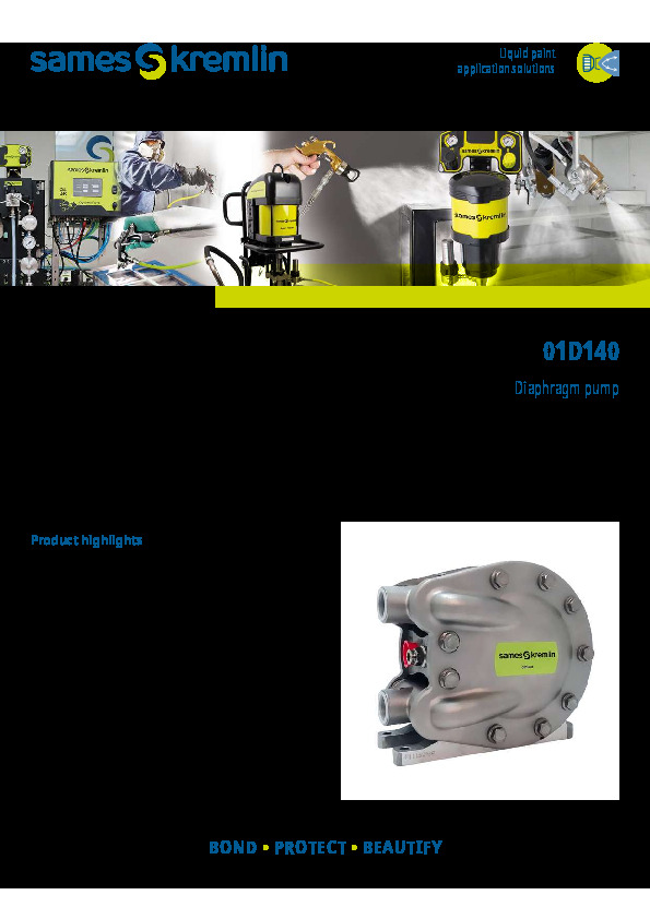 SAMES 01D140 Diaphragm pump