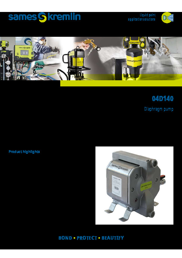 Sames 04D140 Diaphragm pump