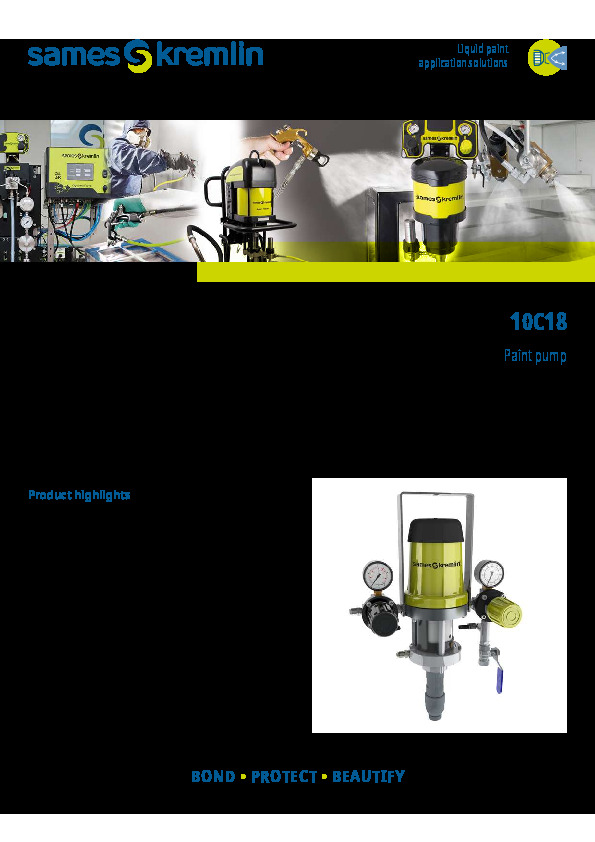 SAMES 10C18 Paint pump