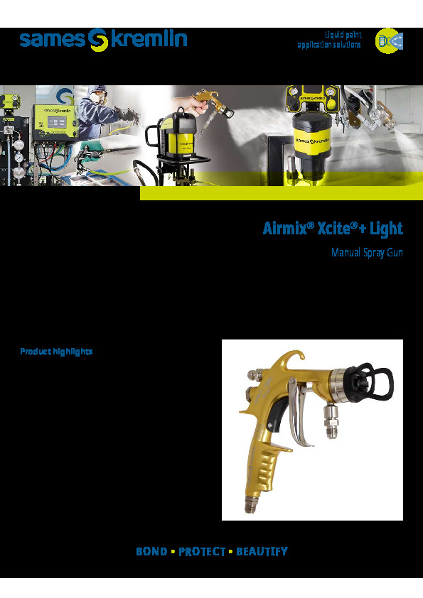 Airmix® Xcite®+ Light Manual Spray Gun