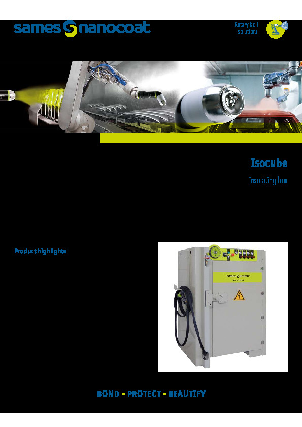 SAMES Isocube Insulating box