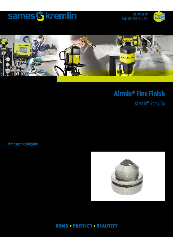 Airmix® Fine Finish SAMES Spray Tip