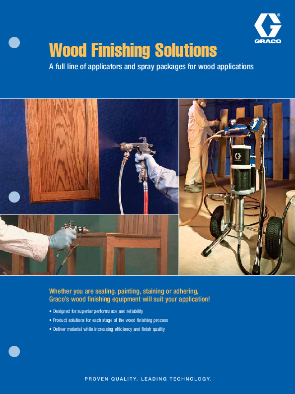 Graco Triton Wood Finishing Brochure