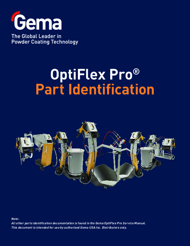 Gema OptiFlex Pro Parts ID