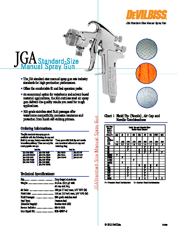 DeVilbiss JGA & JGHV Flyer