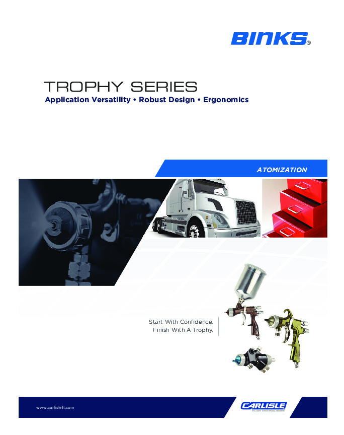 Binks - Manual Spray Guns - Model Trophy Series