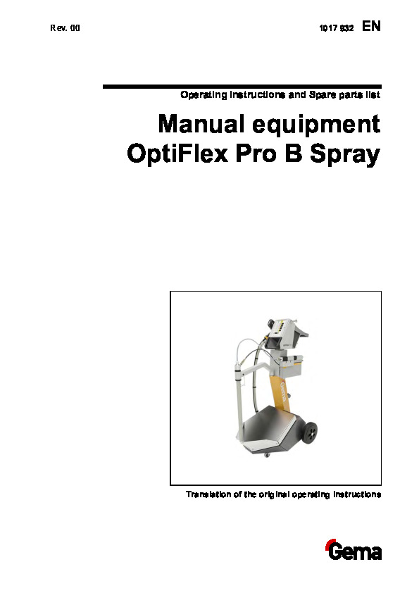 Gema OptiFlex Pro Unit