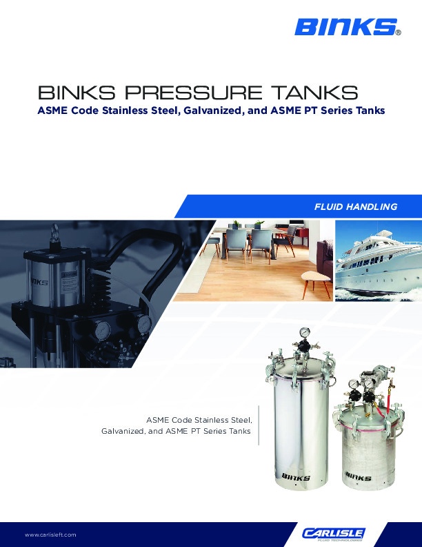 Binks Pressure Pots