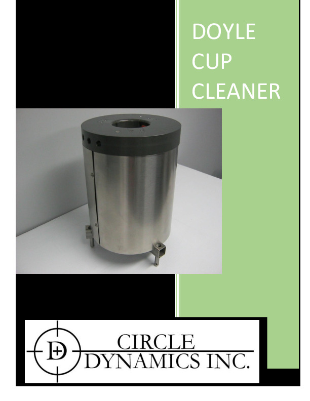 Doyle Cup Cap cleaner DR12-80-3