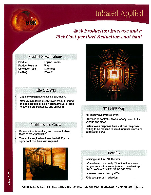 46% Production Increase and a 73% Cost per Part Reduction...not bad!