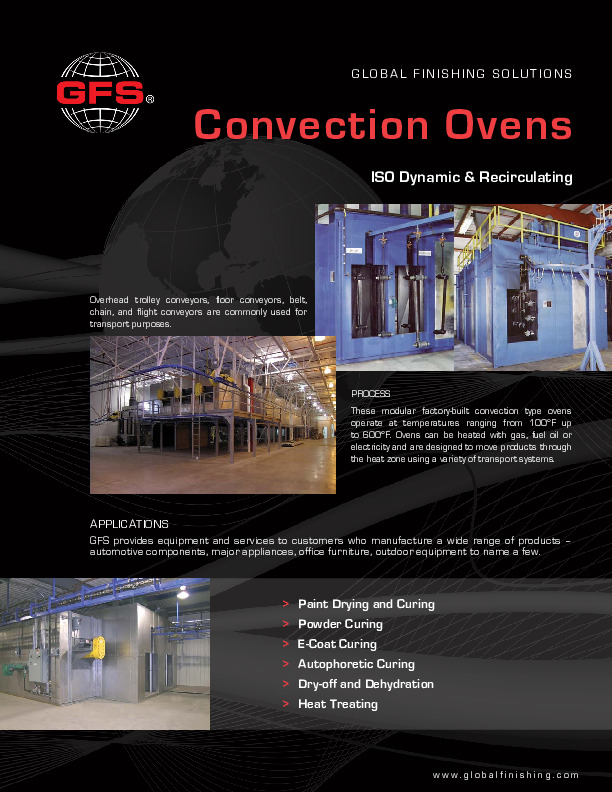 Global - Batch Process Convection Ovens