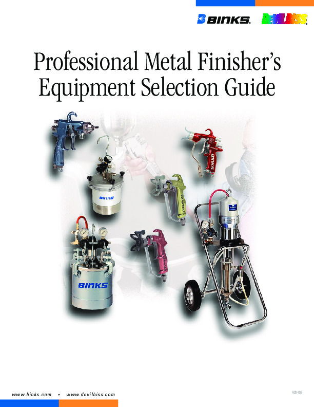 PROFESSIONAL-METAL-FINISHERS-EQUIPMENT-SELECTION-GUIDE