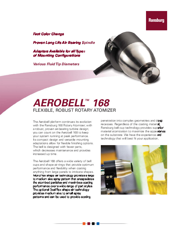 Aerobell 168 Rotary Atomizer