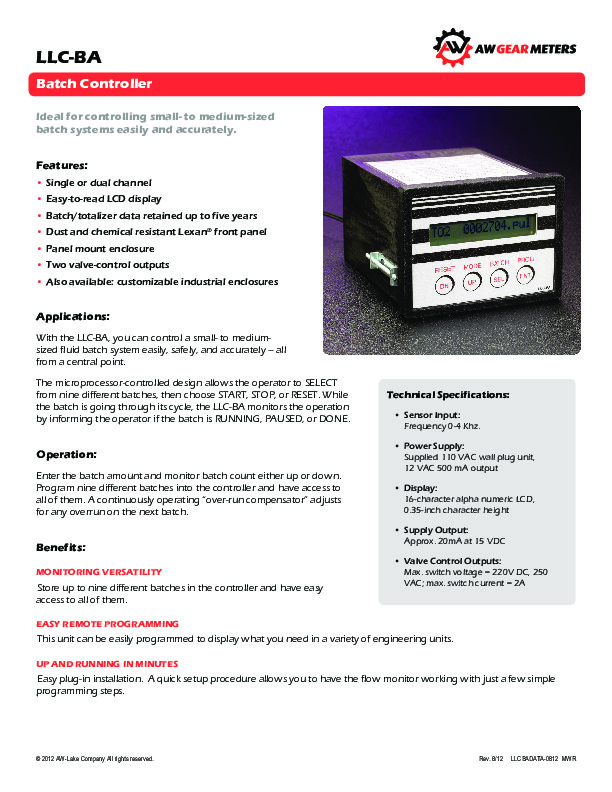 LLC-BA-Data-Sheet-8.12