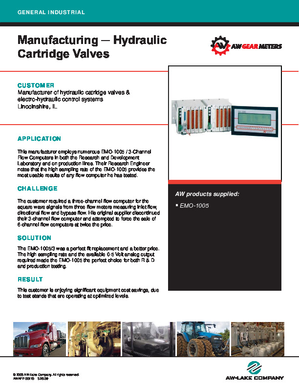 Hydraulic-Cartridge-Valve