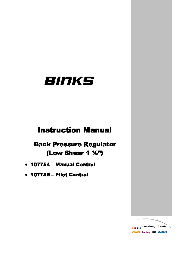 Binks - BPR Low Shear 1.5 R2.1