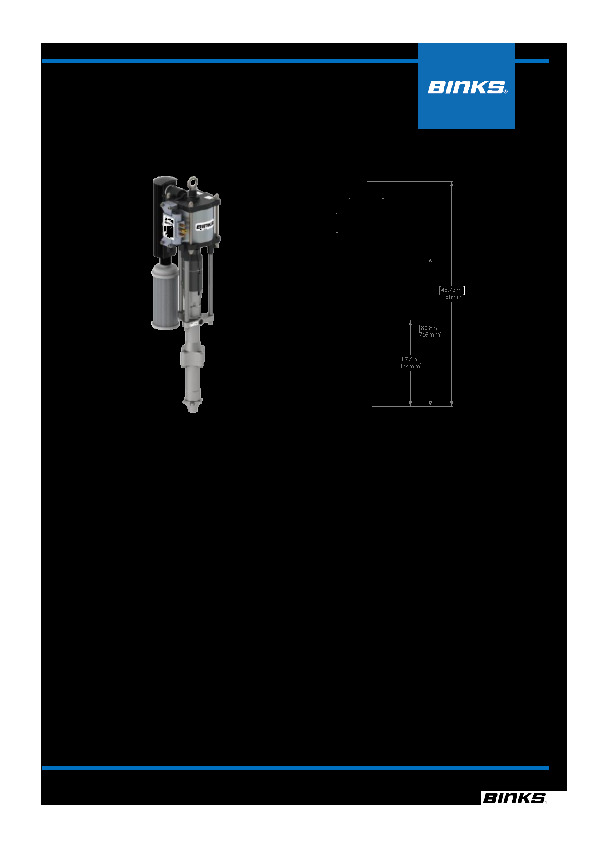 Binks - MX22036 MX19042 Pump Packages Service Manual 77-3210