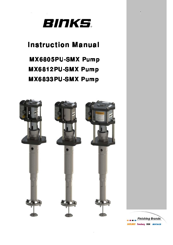 Binks Pump MX68 PUMPS