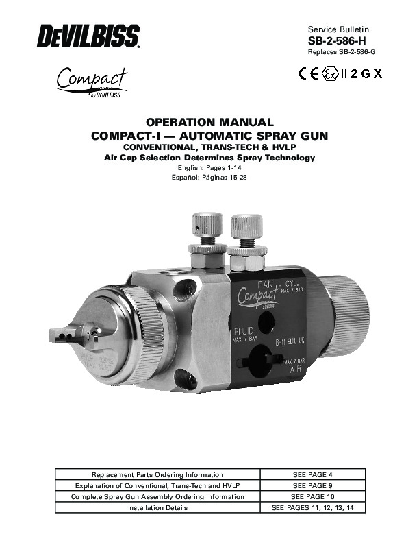 DV Compact Auto Service Manual  SB-2-586-H