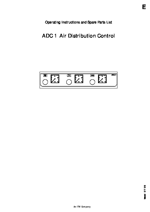 Gema ADC 1 Air Distribution Control