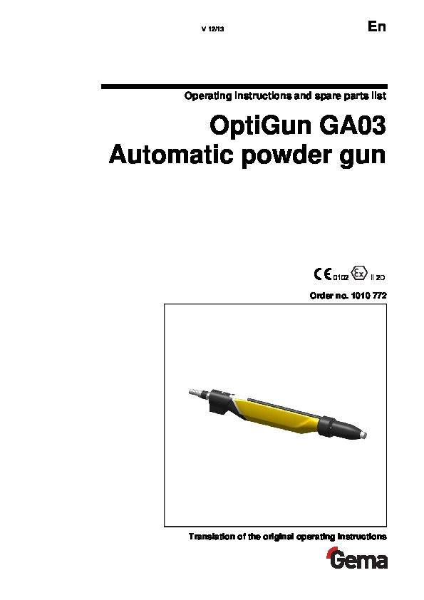 OptiStar CG08 Gun Control Unit