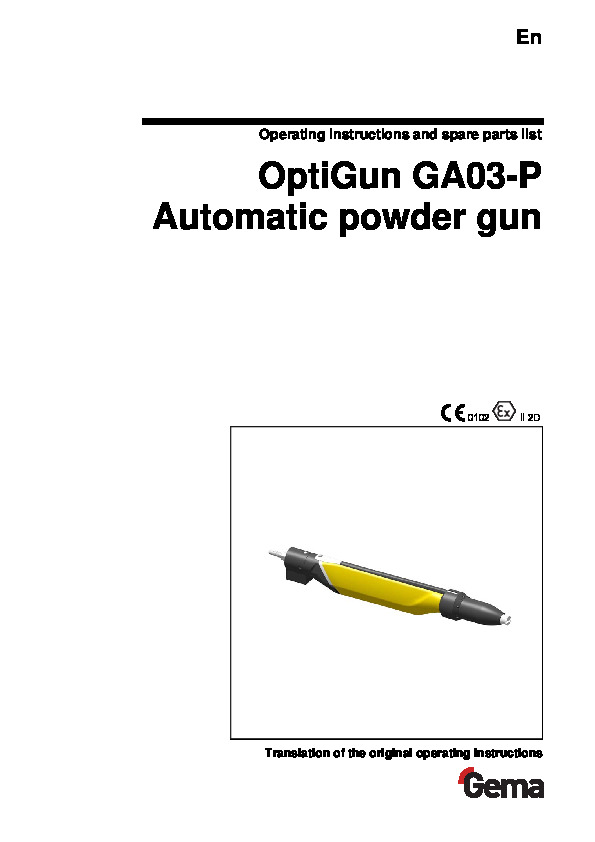 OptiStar CG11-P Gun Control Unit 0213