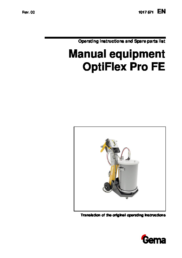 Manual equipment OptiFlex Pro FE