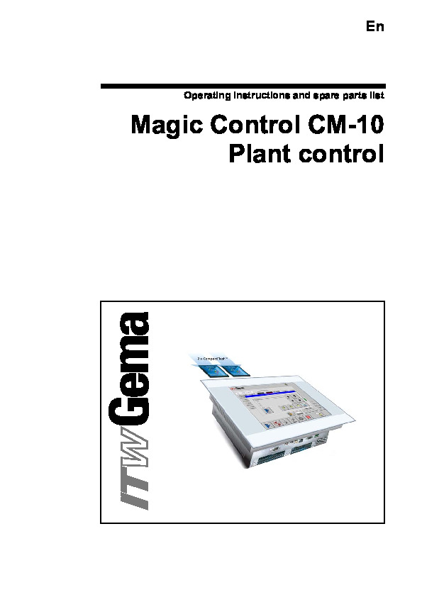 MagicControl.CM10.Op.Manual