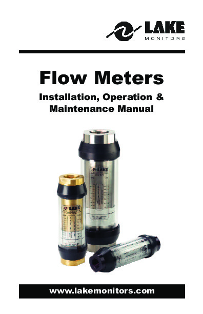 Flow Meter Manual  LFMM-1205