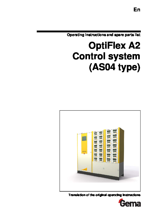 OptiFlex A2 Control System (AS04 type)