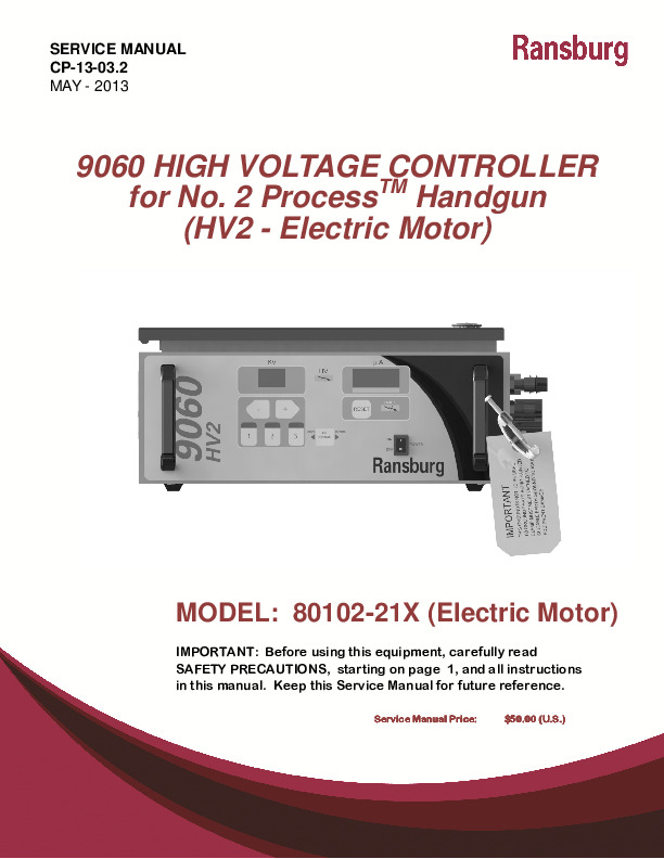 9060 HV P.S. Electric Motor 