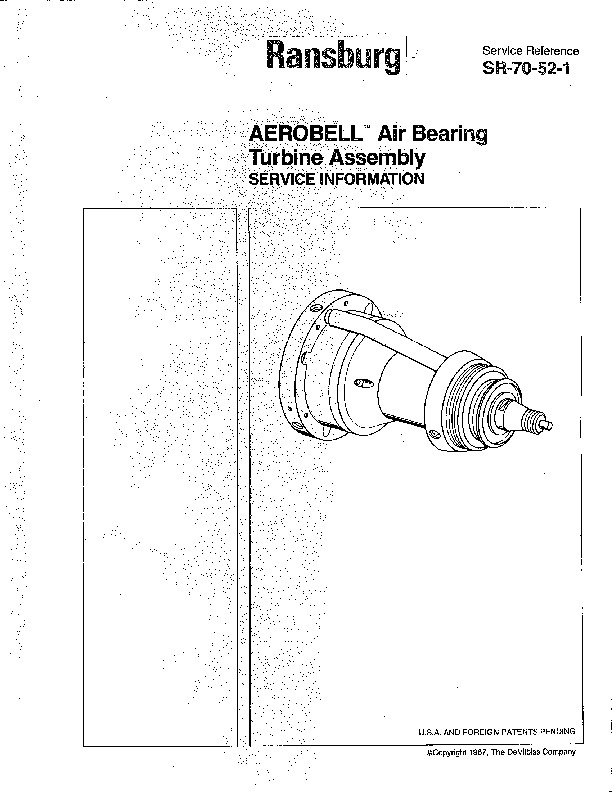 Aerobell Air Bearing Service Manual