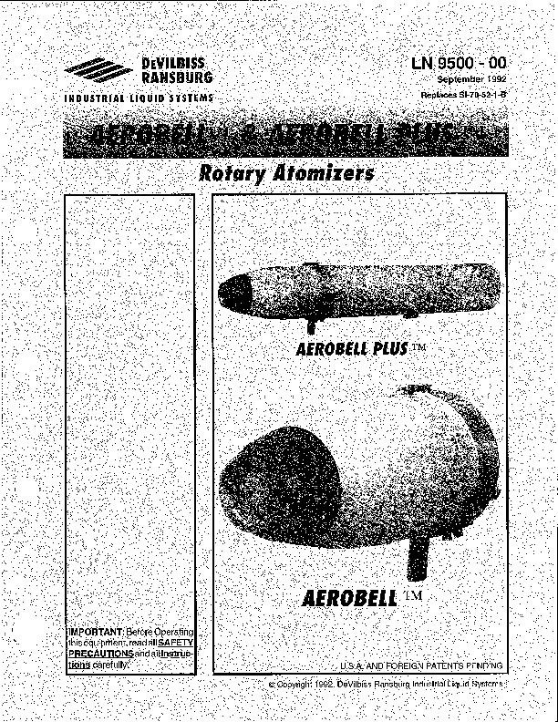 Aerobell Aerobell Plus  Service Manual