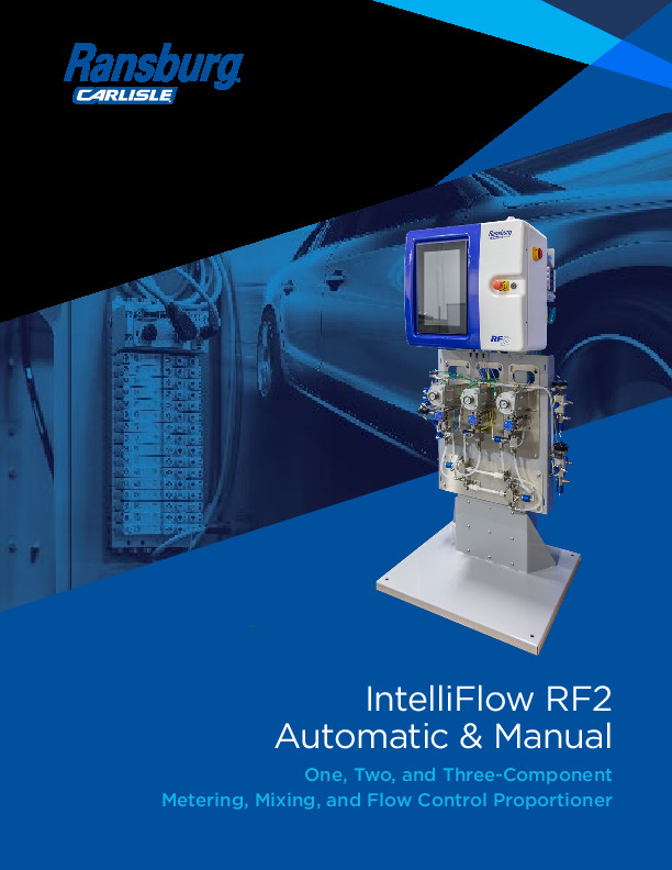 Brochure IntelliFlow: The next generation of intuitive, accurate, connected proportioning solutions.