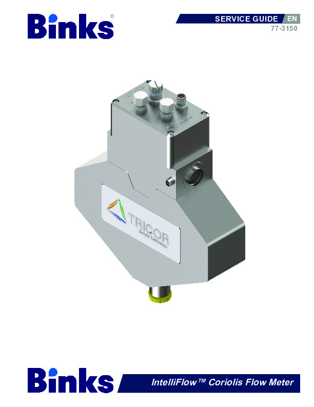  IntelliFlow Coriolis Flow Meter 77-3150