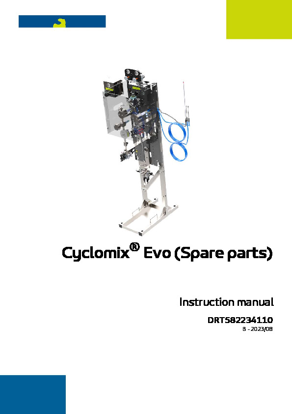 Cyclomix® Evo (Spare parts) Instruction manual DRT582234110