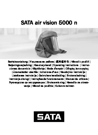 SATA AIR VISION 5000 MANUAL FR