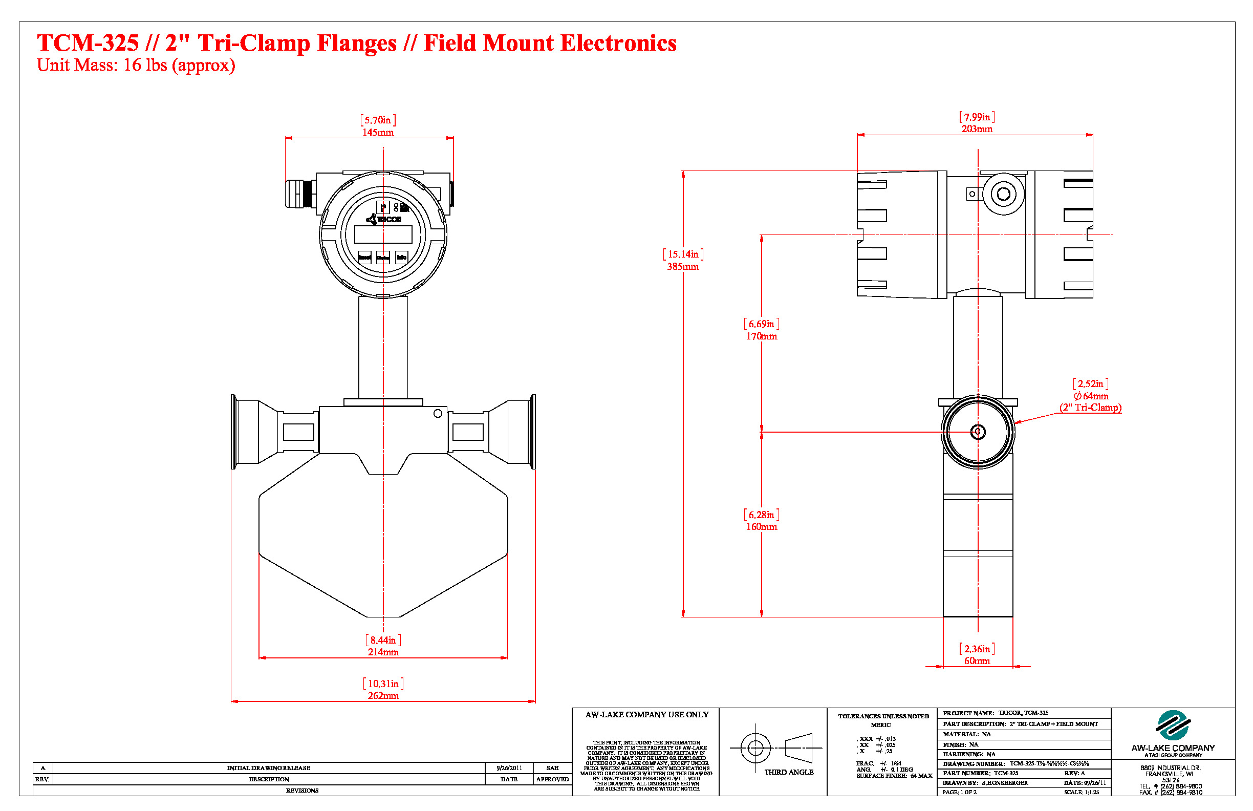 TCM-325 Drawing